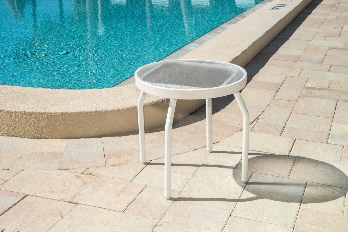 A18 Round Acrylic Side Table
