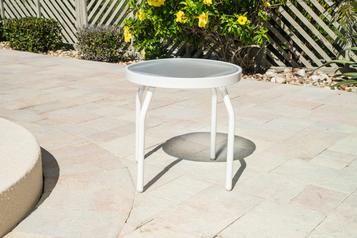 A18 Round Acrylic Side Table