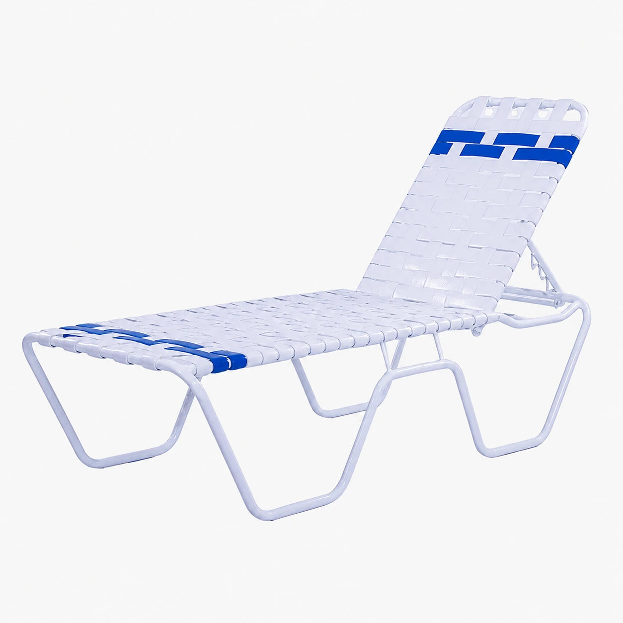 C160B 16-inch Basketweave Strap Chaise Lounge