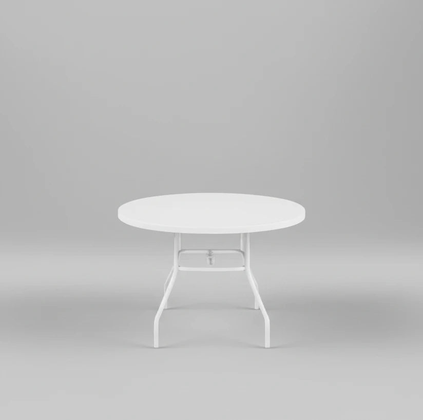 F42 Fiberglass 42-inch Round Outdoor Table
