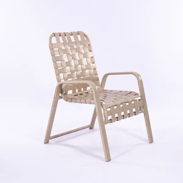 W50B Basket-weave Strap Dining Chair