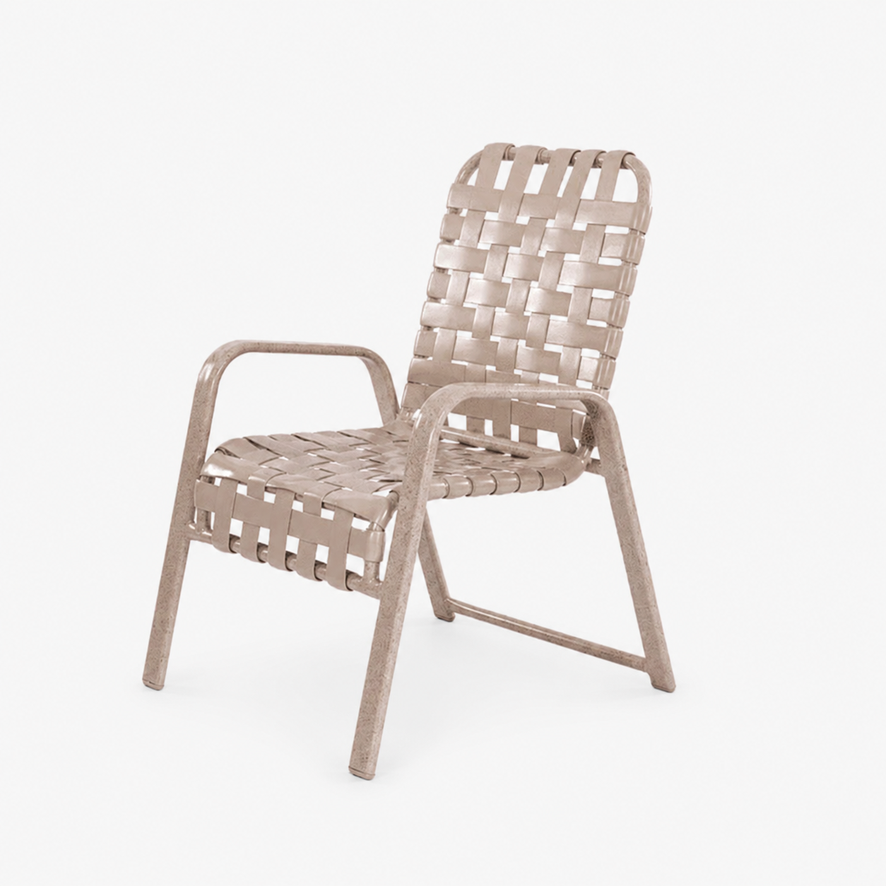 W50B Basket-weave Strap Dining Chair