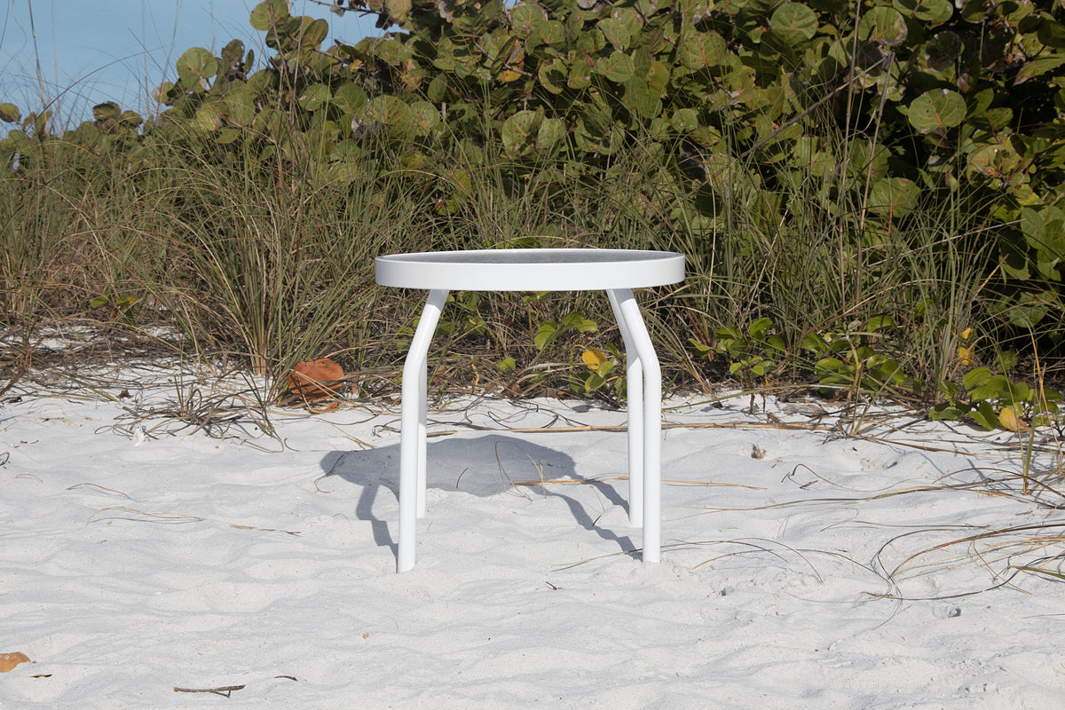 A18 Round Acrylic Side Table