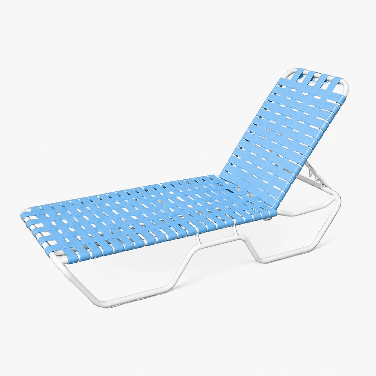 C120B 12-inch Basketweave Strap Chaise Lounge