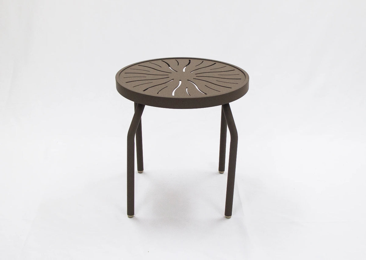 PTC18 Aluminum Punch Top Side Table