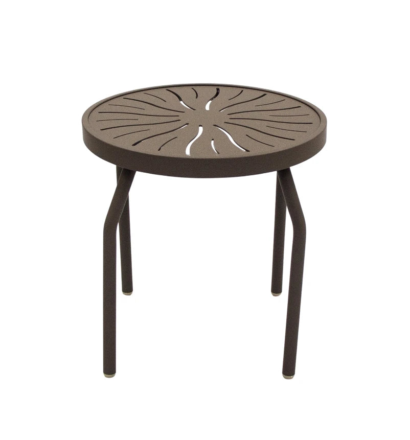 PTC18 Aluminum Punch Top Side Table