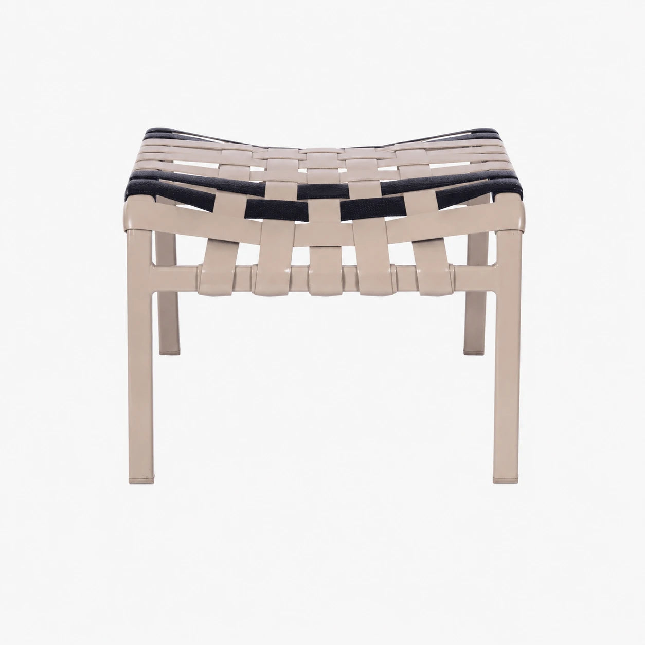 R15B Basketweave Strap Ottoman