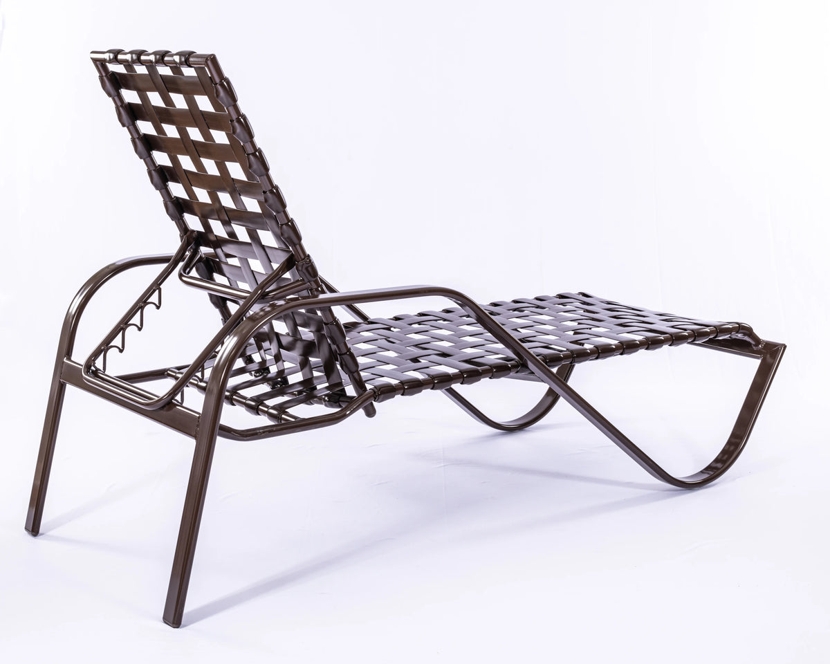 W145B 14-inch Basketweave Chaise Lounge